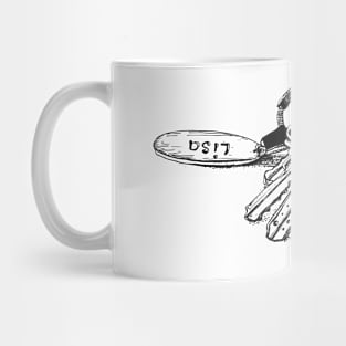 Portrait of the keys. A unique gift for any holiday. Mug